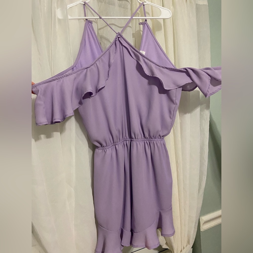 purple romper!
